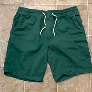 Men’s green summer shorts